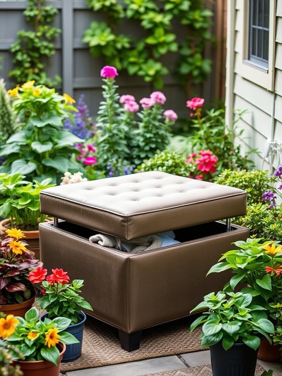 14 Creative Outdoor Furniture Ideas for Small Gardens 4 versatile storage furniture solution