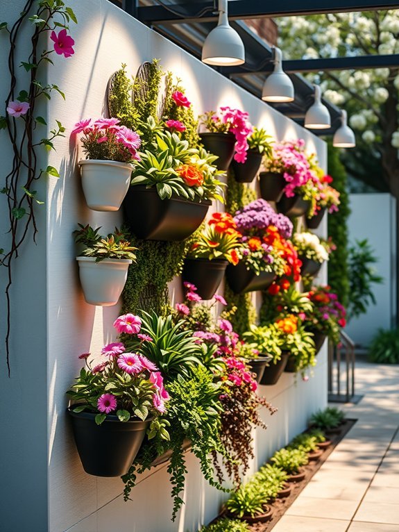 vertical garden display design