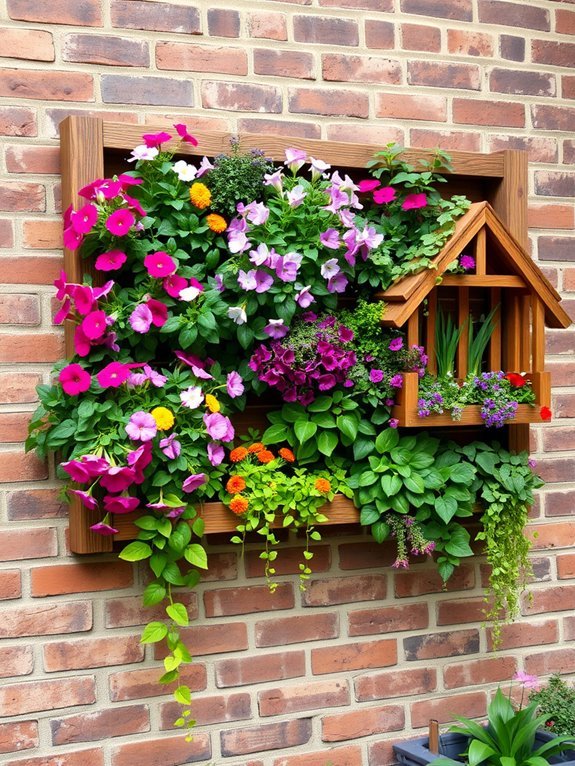 12 Flower Pot Ideas to Elevate Your Garden Look 13 vertical garden wall planters