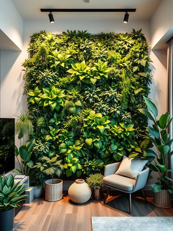 14 Indoor Garden Decor Ideas for Apartment Living 10 vertical indoor plant installations