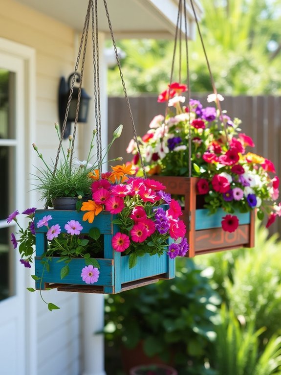 10 Creative DIY Garden Planters You Can Make at Home 6 vertical plant display solution