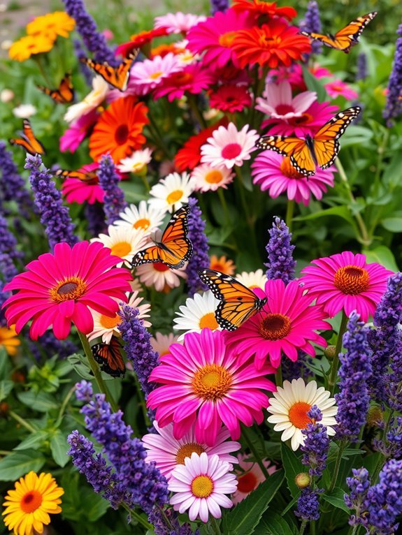 12 Butterfly Garden Decor Ideas for Nature Lovers 3 vibrant flower arrangements display