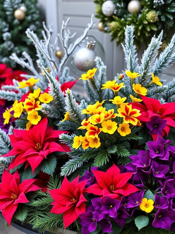 15 Winter Garden Decorations to Make Your Yard Shine 13 vibrant flowers in winter