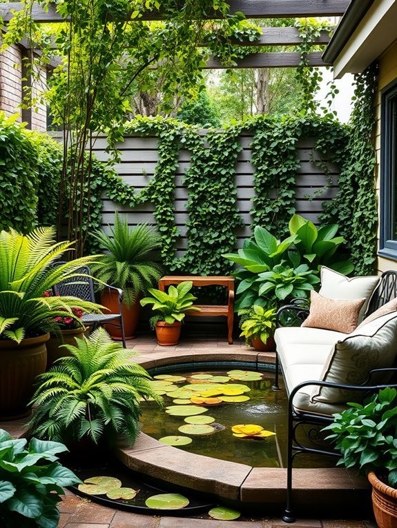 vibrant foliage and flora