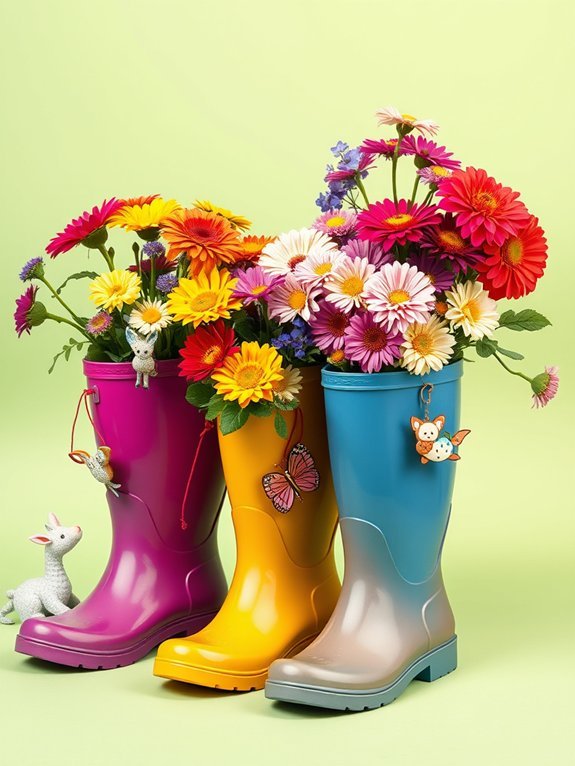 17 Creative Planters and Containers for Garden Decor 10 vibrant footwear garden containers