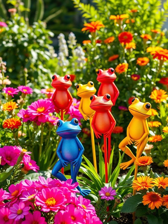 10 Frog-Themed Garden Decor Ideas for a Playful Yard 5 vibrant frog garden decorations