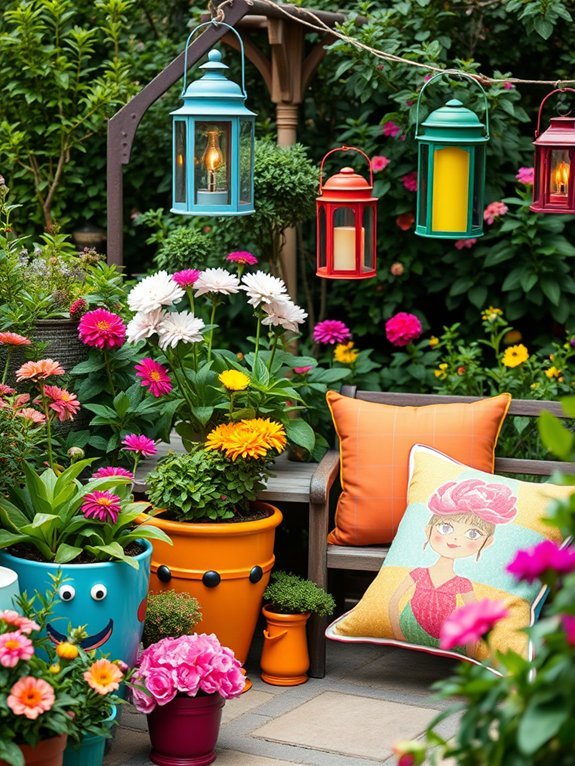 11 Modern Garden Decor Ideas for Suburban Homes 10 vibrant garden decor items