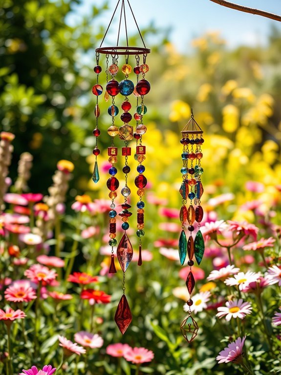 13 Fun DIY Garden Projects for the Whole Family 7 vibrant hanging musical decorations