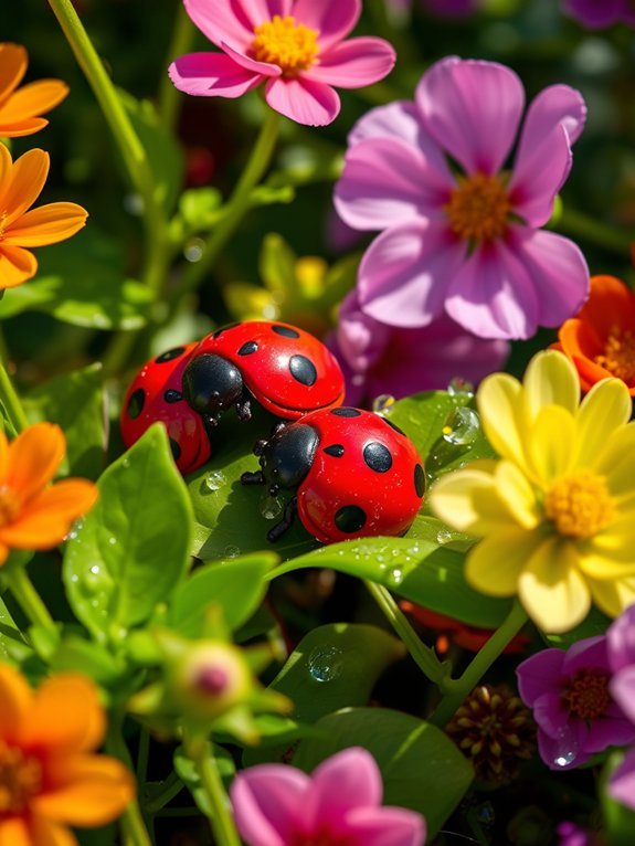 vibrant insect home accent