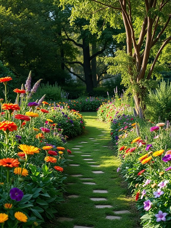 16 Elegant Garden Paths for a Beautiful Landscape 5 vibrant trails of foliage