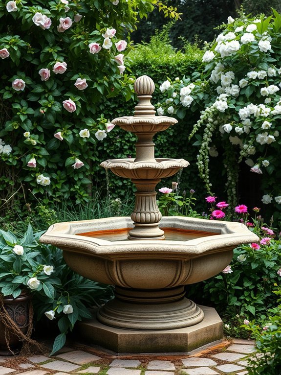 17 Elegant Garden Statues for a Timeless Look 6 vintage decorative water feature