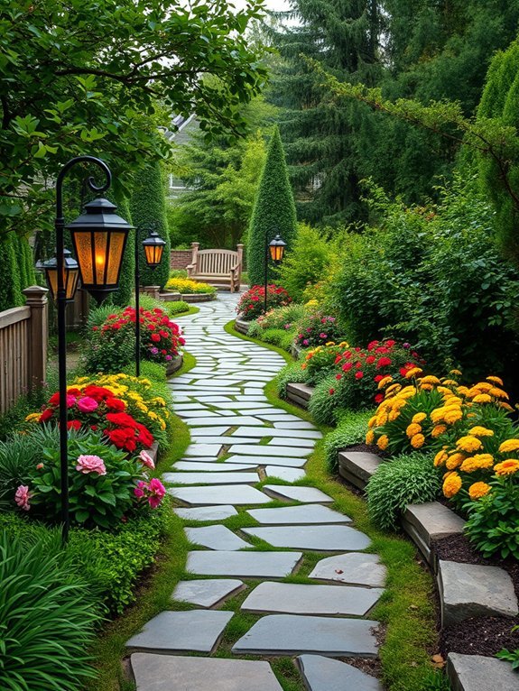 11 Modern Garden Decor Ideas for Suburban Homes 5 visitor guidance through creativity
