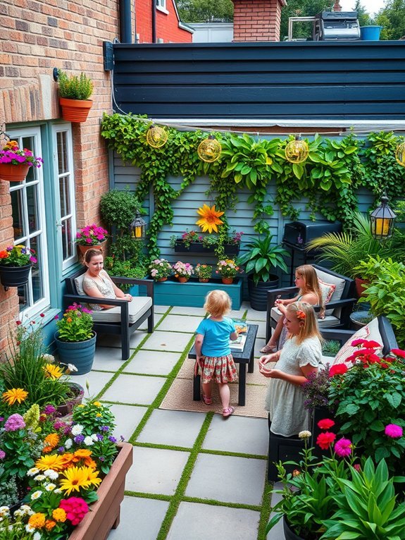 11 Beautiful Garden Terraces and Patios You’ll Want to Copy 9 welcoming outdoor family space