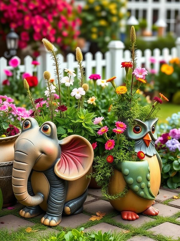10 Unique Planters That Will Change Your Garden Decor 8 whimsical botanical animal decor