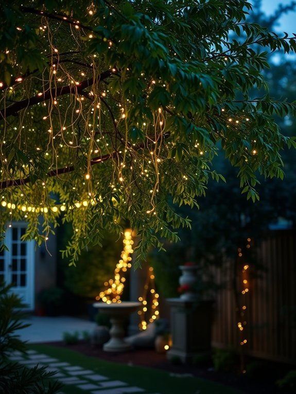 18 Modern Garden Lighting Ideas to Brighten Your Yard 10 whimsical tree fairy lights