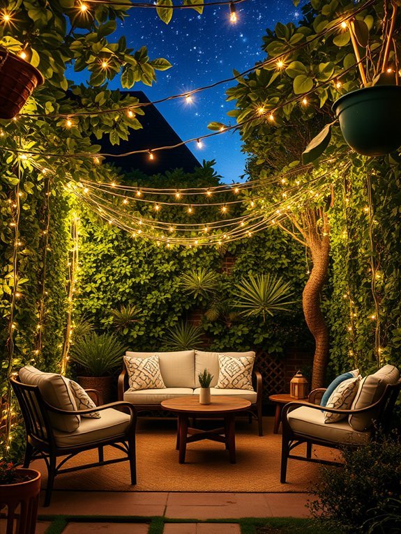 whimsical twinkling fairy lights