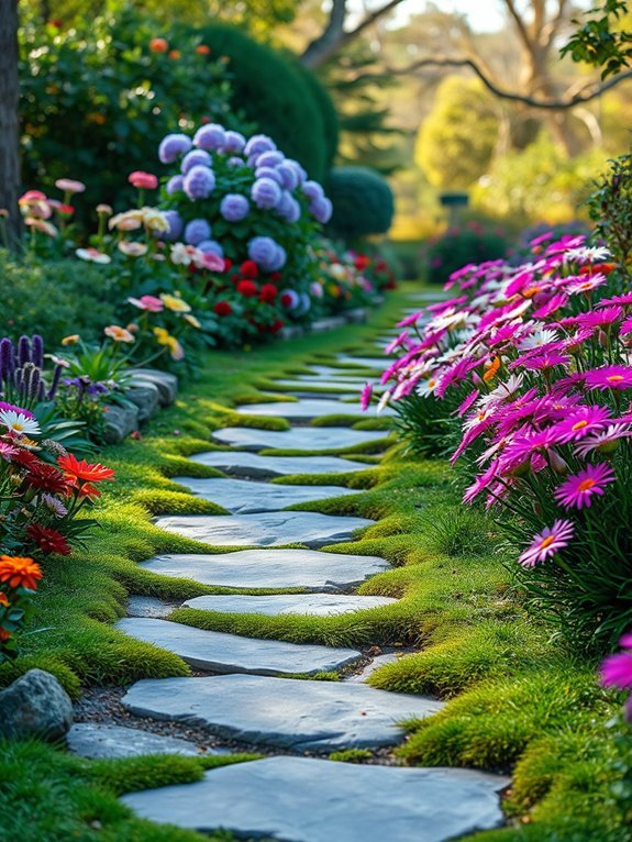 30 Beautiful Garden Decor Ideas for Beginners 5 winding stone walkways outside