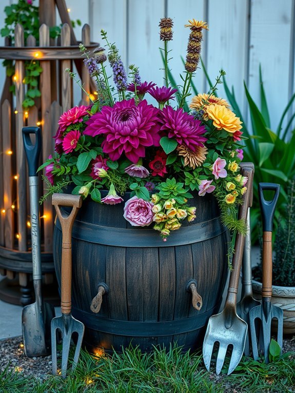 17 Creative Planters and Containers for Garden Decor 7 wine barrel garden planter