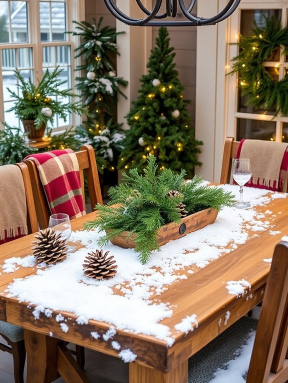 14 Cozy Winter Garden Decor Ideas for Cold Months 9 winter dining decor ideas